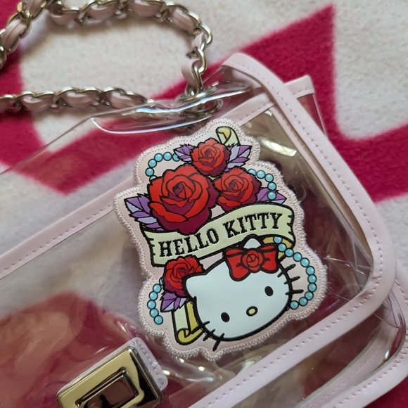 Hello Kitty Clear Chain Bag Purse - Picture 6 of 11